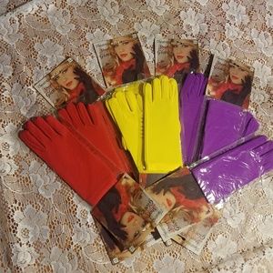 One Pair NWT Short Dress Gloves Color Choices By Forum Novelties CostumeO/S
